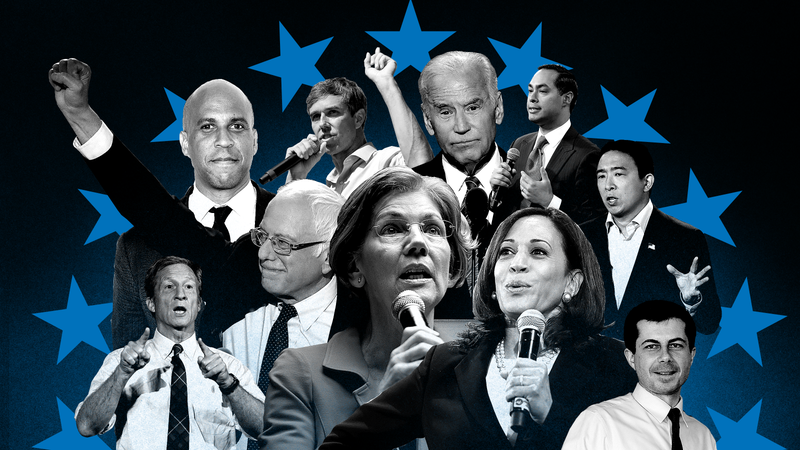 Illustration for article titled Bernie Can’t Say Our Name, Beto Has No Shame, and Biden Can’t Be Tamed: 2020 Presidential Black Power Rankings, Week 14