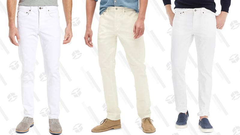 Illustration for article titled The Best White Jeans For Guys at Every Price Point