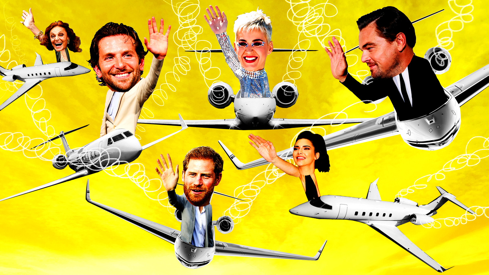 Look at All These Celebrities Fighting Climate Change With Private Jets!