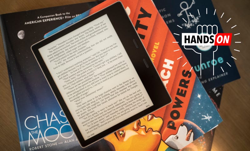 Illustration for article titled Amazon&#39;s New Kindle Oasis: Easier on the Eyes, Still a Pain in the Wallet