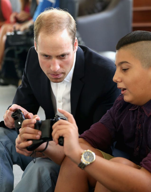 Caption This Photo of Prince William's Super Intense Gamer Face
