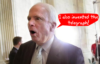 Illustration for article titled McCain Aide: John McCain Invented the BlackBerry