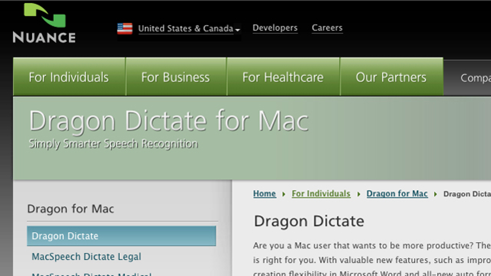 dragon dictate for mac technical support