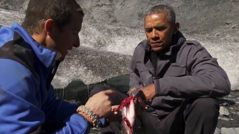 Illustration for article titled President Obama refuses to drink his own piss for our entertainment
