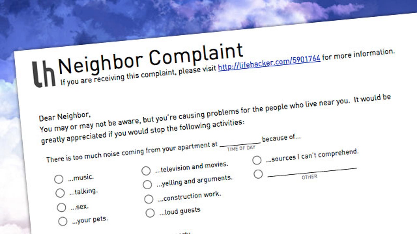 I'm Sorry, But Someone Thinks You Are an Annoying Neighbor