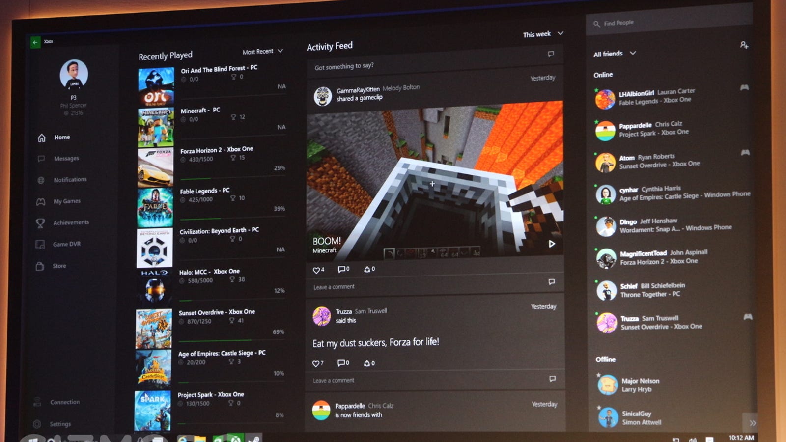 xbox windows 10 app not getting party invites