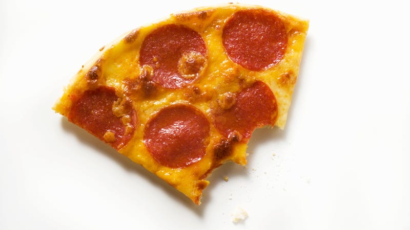 Illustration for article titled Man selling half-eaten pizza slice he claims football star bit into