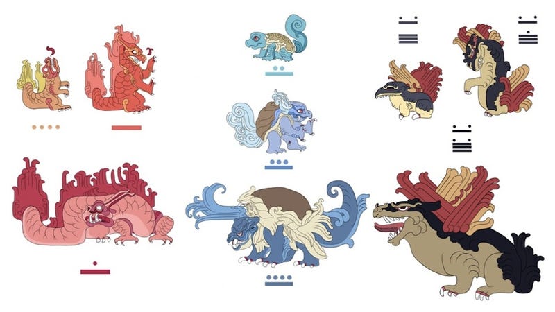 Illustration for article titled Pokémayans: Pokémon Redesigned as Mayan Monsters