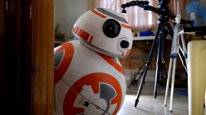 Illustration for article titled Some kid built his own life-size BB-8, and now you can, too