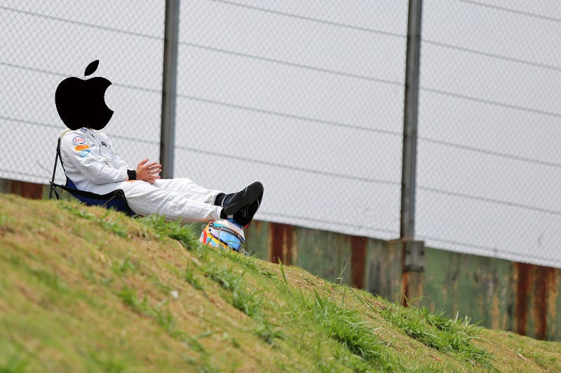 Illustration for article titled F1nance Snippet: Apple Racing
