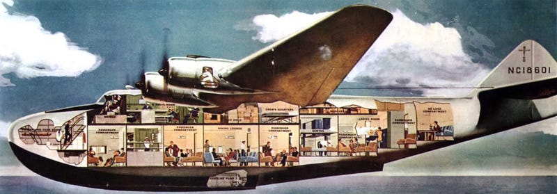 Illustration for article titled Forget the Concorde, I Want to Fly on Boeing's Lost Flying Boats of the 1940s