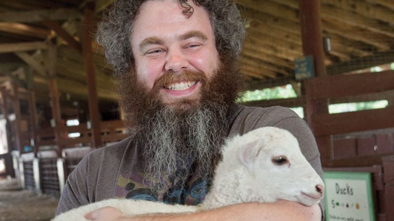 Illustration for article titled Patrick Rothfuss on his charitable fans, priorities, and kissing a llama