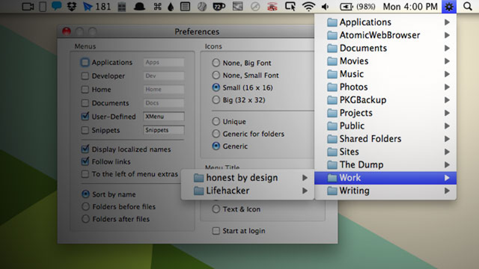 xmenu for mac