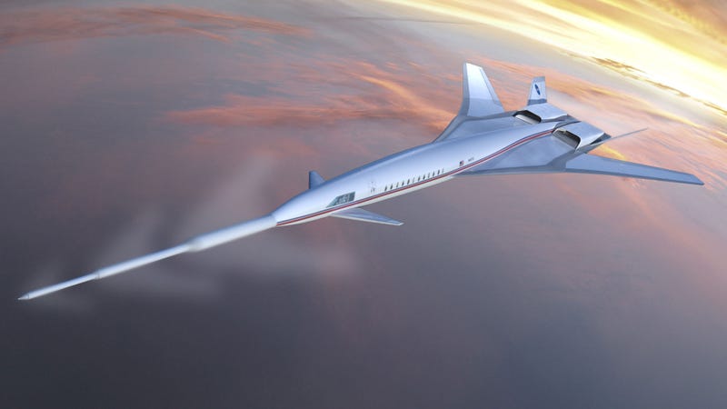 Illustration for article titled The Weird Supersonic Plane That Will Not Boom