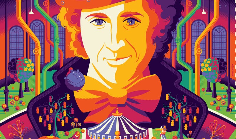 This Willy Wonka Poster Is as Colorful and Manic as the Movie Itself