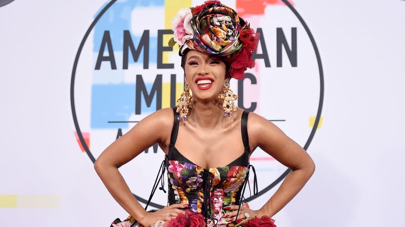 Cardi B attends the 2018 American Music Awards at Microsoft Theater on October 9, 2018 in Los Angeles, California.