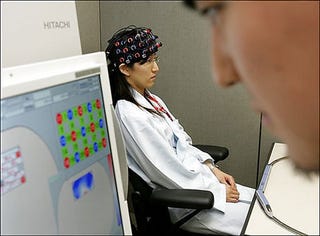Illustration for article titled Hitachi Updates Brain-Machine Interface to Move Toy Trains