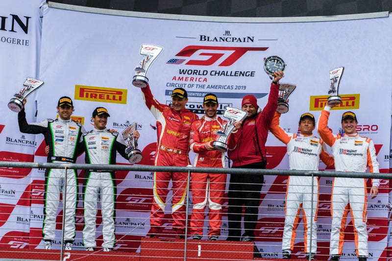 R. Ferri Motorsports’ Toni Vilander and Miguel Molina took the race No. 2 win during the main event at COTA.