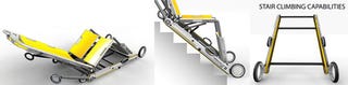 Illustration for article titled Caterpillar Stretcher Climbs, Descends Stairs