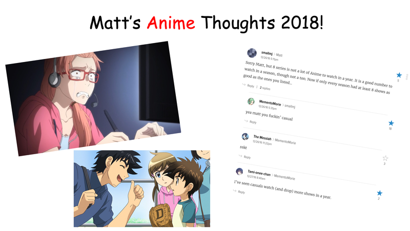 Illustration for article titled Matt's Anime Thoughts 2018