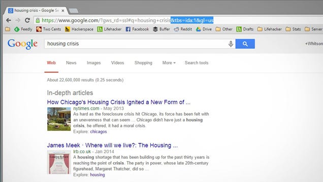 google direct url search
