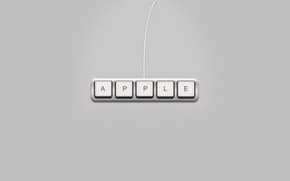Illustration for article titled Apple Mini Keyboard Wallpaper