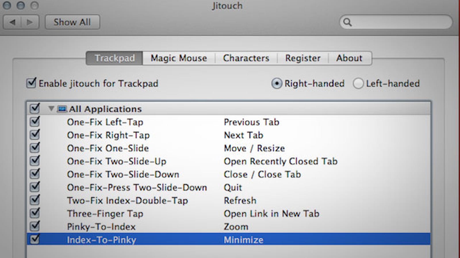 Jitouch 2 Jitouch 2