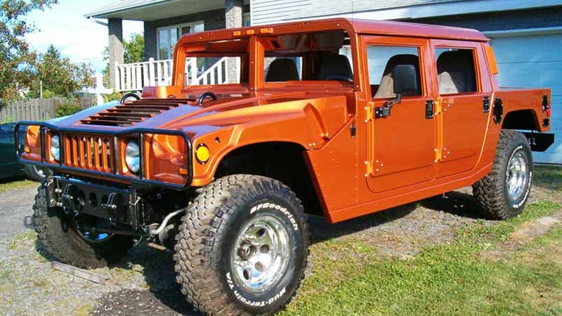 Man Hand Building Hummer H1 From Ford Scraps