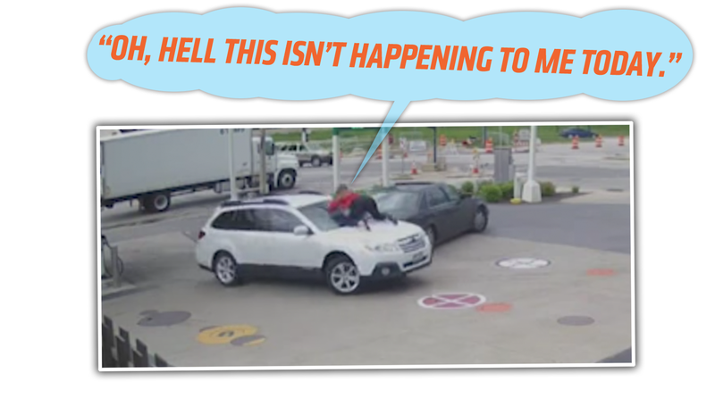 Illustration for article titled You're Not Taking This Woman's Car, Asshole