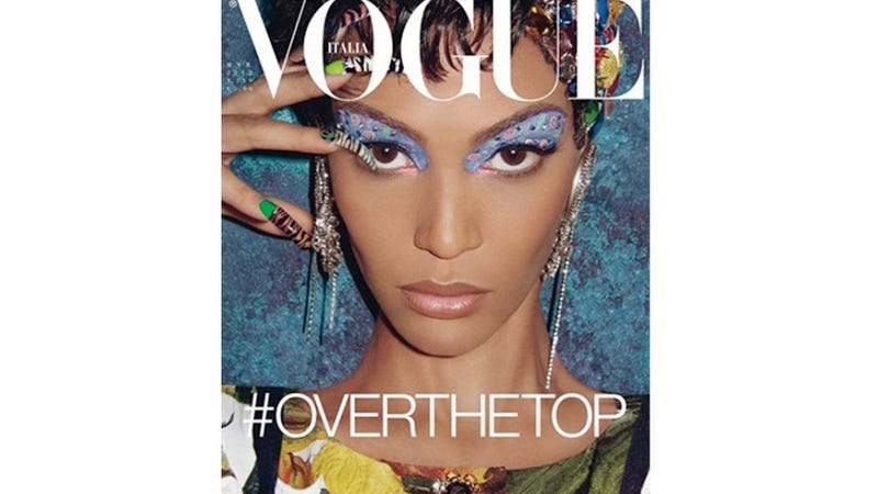 Illustration for article titled See Vogue Italia's First Black Cover Model In Four Years