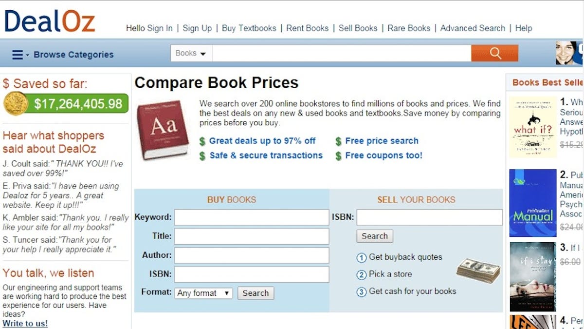 Best websites to buy textbooks