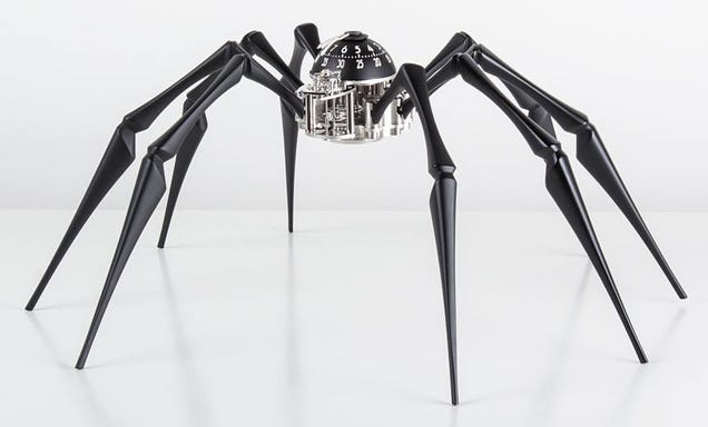 Hate Spiders? Then This Is the Last Clock You'll Want Hanging on Your Wall