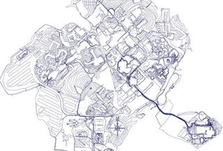 Illustration for article titled GPS Map Made With One Really, Really Long Walk