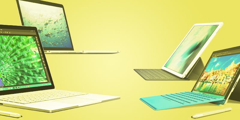 surface pro vs mac book pro for editing.