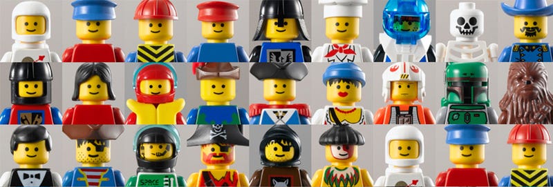 lego minifigure evolution