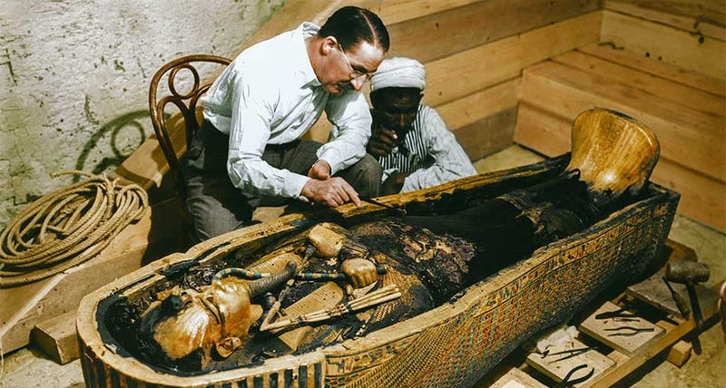 Resultado de imagen de descubrimiento tumba tutankamón 1922