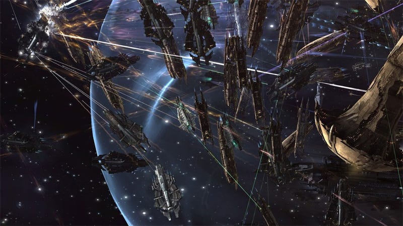 Illustration for article titled The Biggest Space Fight In History Involved Over 4000 Pilots