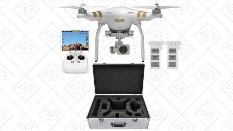 DJI Phantom 3 Professional + Extra Battery + Carrying Case + 2TB Hard Drive, $899 with code AERIALPRO