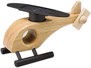 Illustration for article titled Simplify: Solar-Powered Wooden Helicopter
