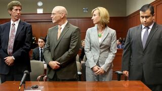 George Zimmerman and lawyers (Orlando Sentinel/Getty Images)