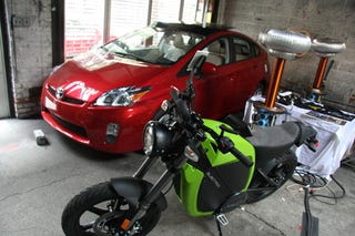 Illustration for article titled One Of These Vehicles Is Powered By Electricity, Can You Guess Which One?