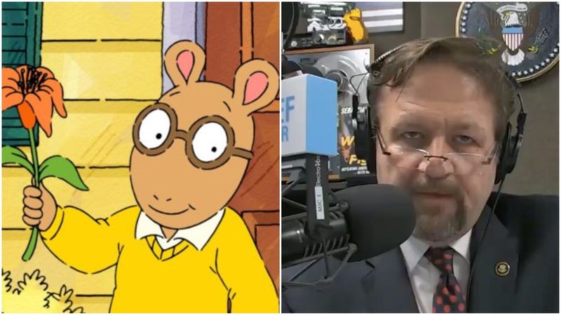 Illustration for article titled Sebastian Gorka filling diapers over kids' show Arthur: "We're in a war for our culture"