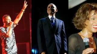 Rapper Kendrick Lamar; President Barack Obama; Whitney Houston (Getty Images)
