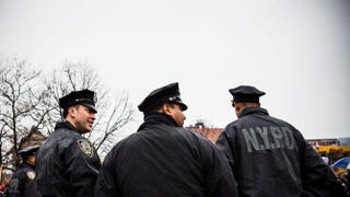 New York City Police Department officers (not connected to this incident)Andrew Burton/Getty Images