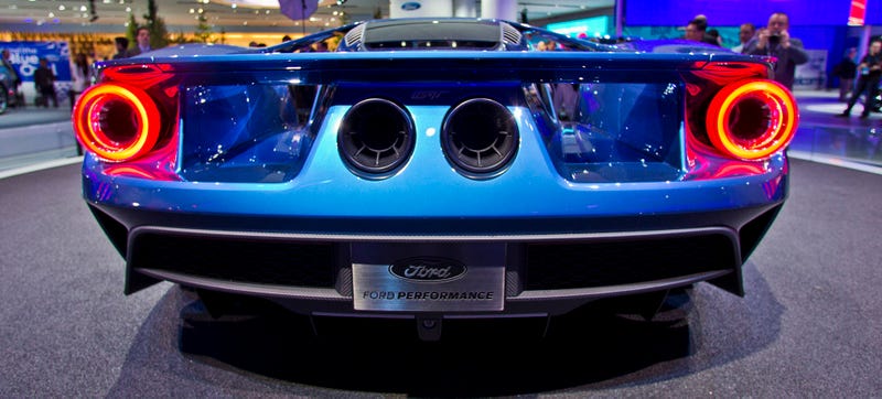 Illustration for article titled Listen To The Ford GT's 600+ Horsepower Twin-Turbo V6 Burn Some Gas