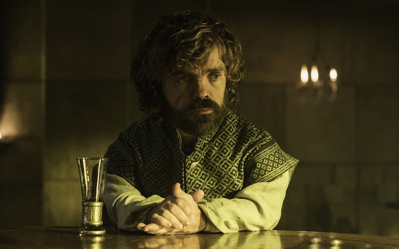 Illustration for article titled We Need to Talk Game of Thrones Like Tyrion Needs a Drinking Buddy