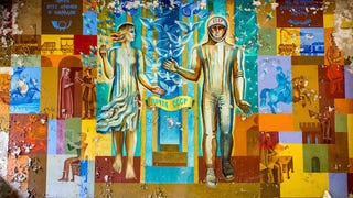 Illustration for article titled The Most Inspiring Space-Themed Murals From Ex-Soviet Bloc Countries