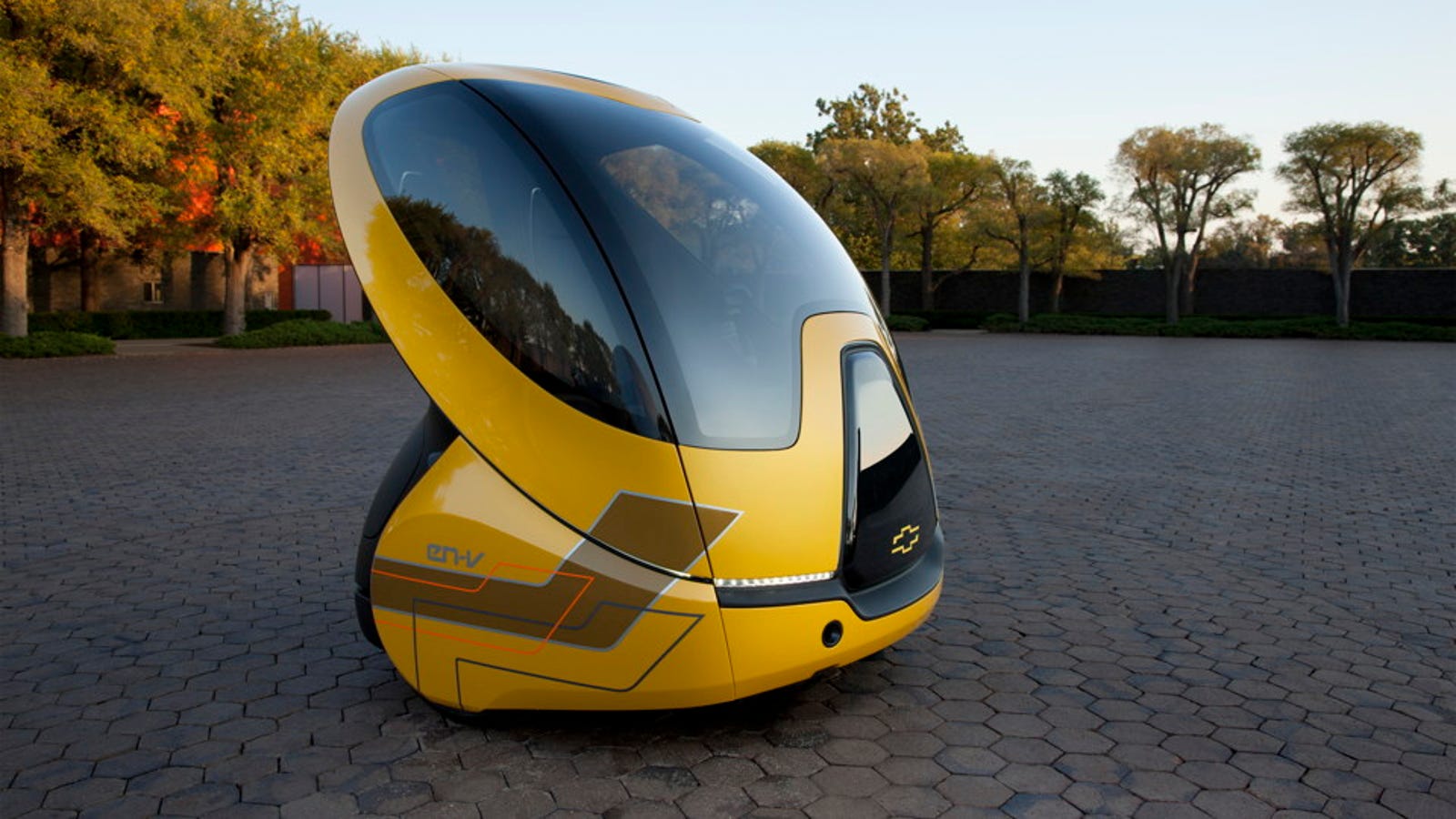 GM ENV Concept An electric pod car for pod people