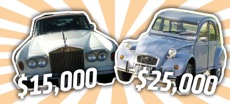 Illustration for article titled The World At The End Of 2014: A 2CV Costs More Than A Rolls