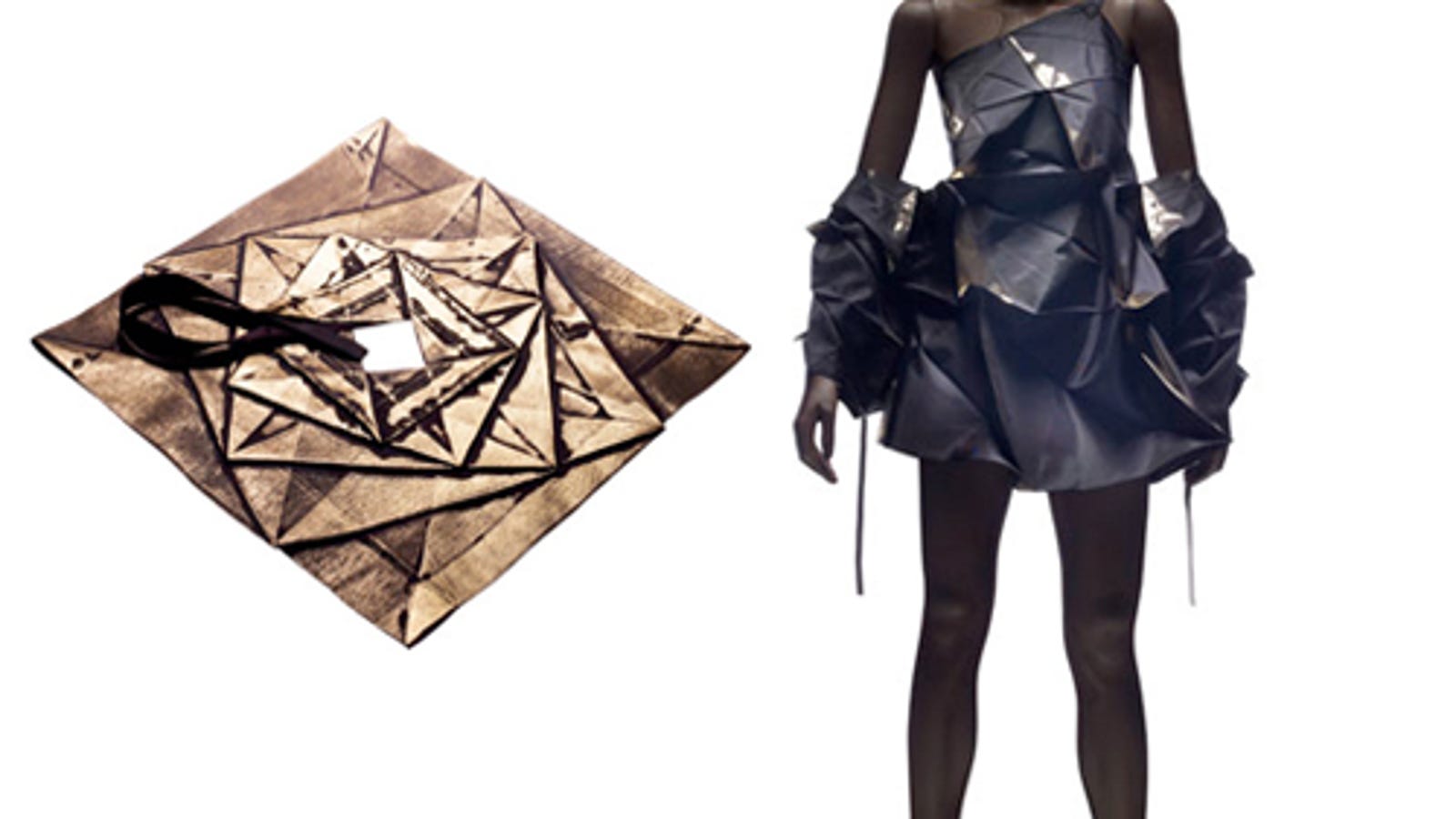 Geometric Clothes Fold Into Futuristic Outfits With Plenty of Creases